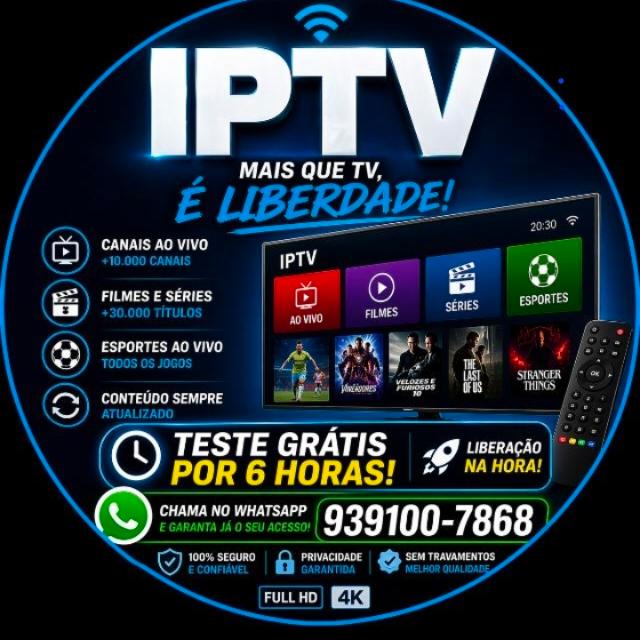 TESTE GRÁTIS IPTV 6H ⏱️🔥