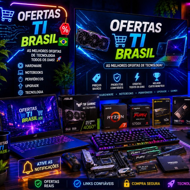 ACHADOS TI BRASIL 🎮🖥️⌨️⌚🔥