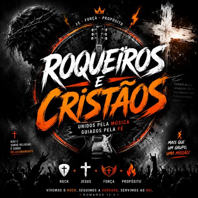 𝐑𝐨𝐪𝐮𝐞𝐢𝐫𝐨𝐬 𝐞 𝐂𝐫𝐢𝐬𝐭ã𝐨𝐬🤘✝️