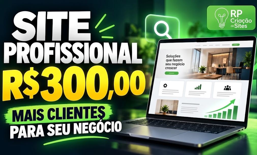 Criação de Sites Profissionais à partir de 300,00